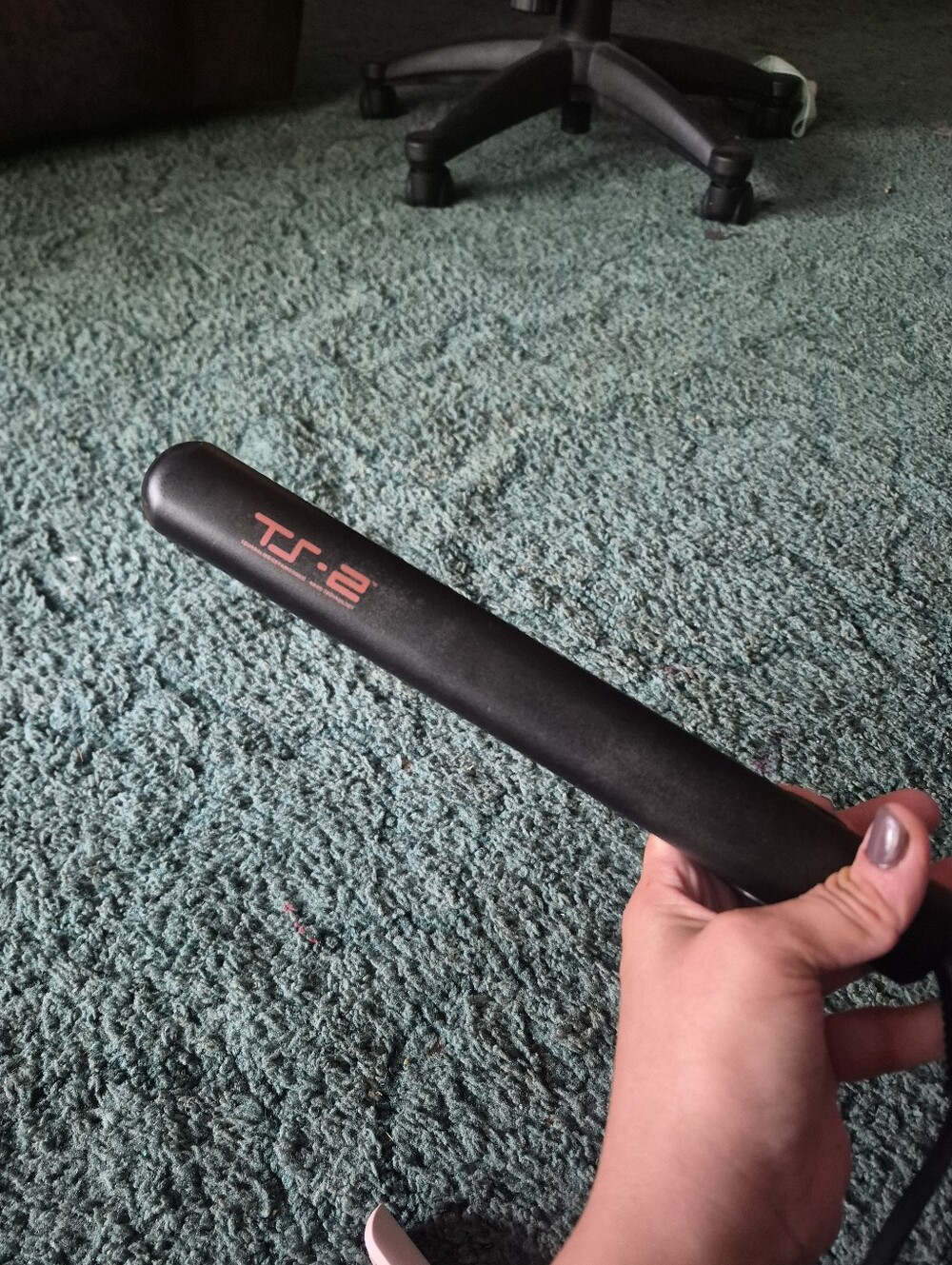 TS-2 Hair Straightener Black Red